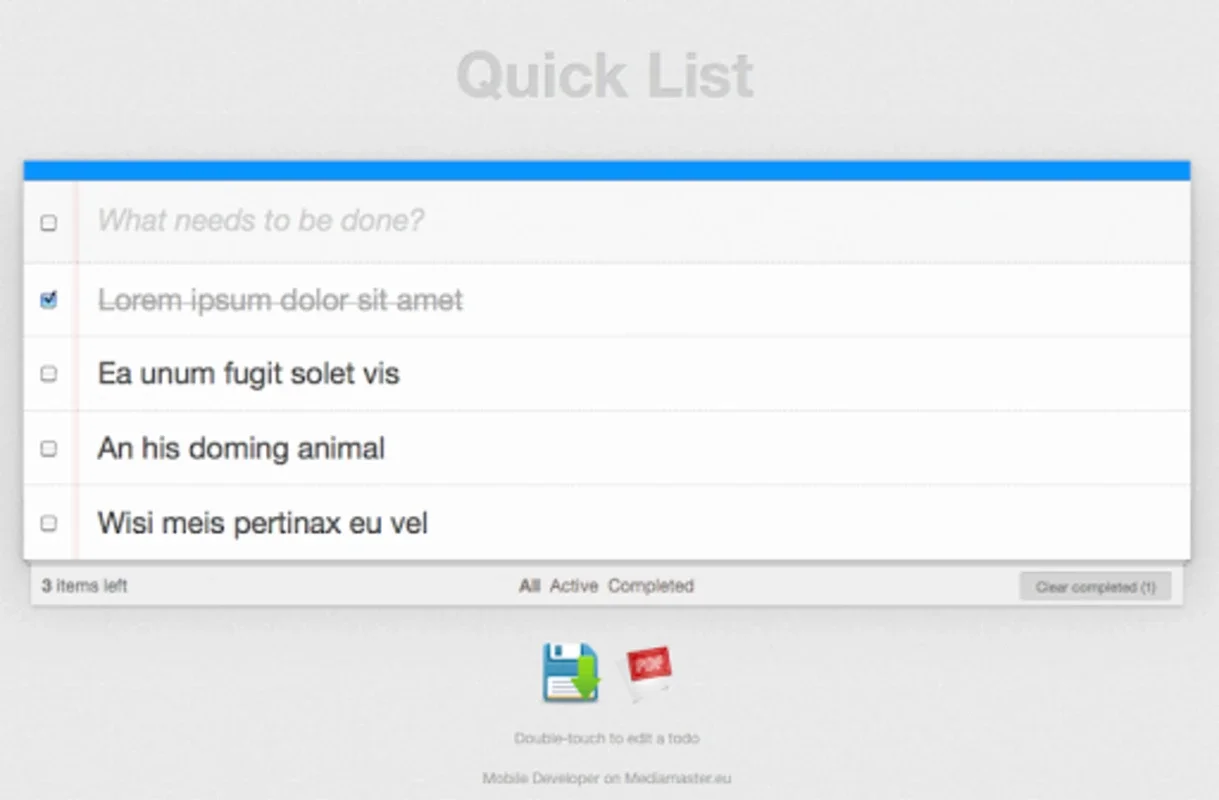 Quick Check List for Android: Simplify Your Tasks