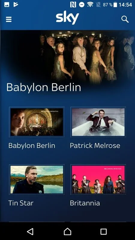 Sky Go (Germany) for Android - Portable TV on the Go