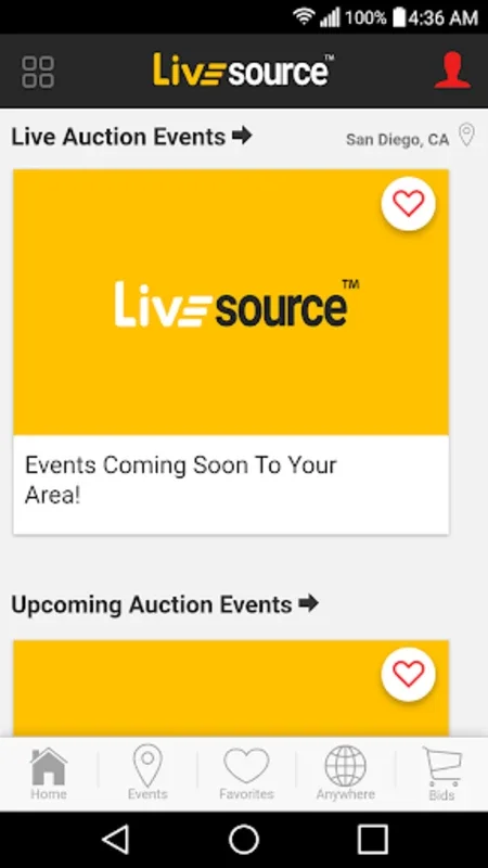 Live Source for Android - Ideal for Seamless Auctions and Donations