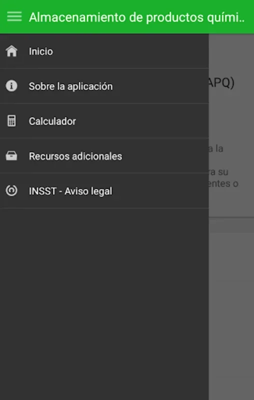 Almacenamiento p. químicos for Android: Secure Chemical Storage