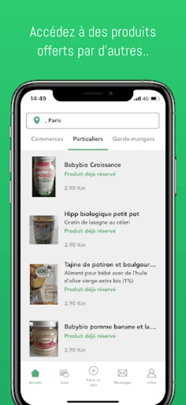 HopHopFood for Android - Facilitating Local Food Donation Exchanges