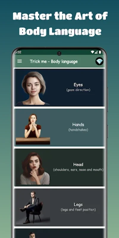 Trick me - Body language for Android - No Downloading Required