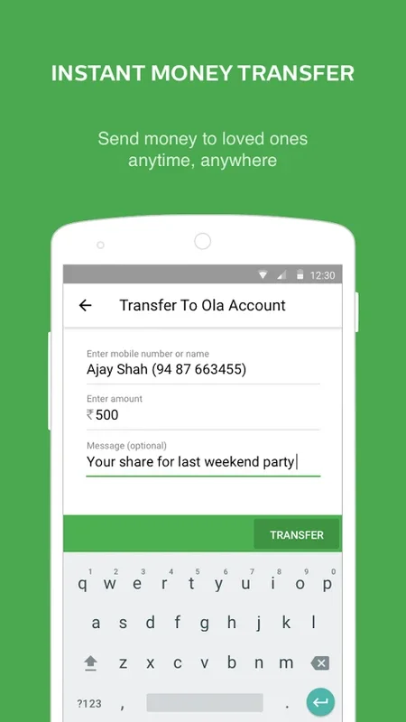 Ola Money for Android: Simplifying Payments