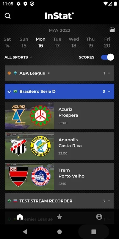 InSports TV for Android - Stream Sports Matches