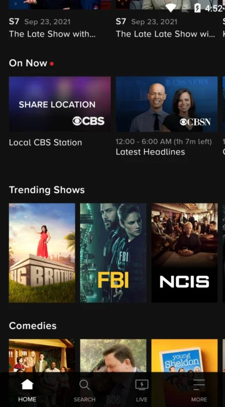 CBS for Android - Access Live TV and On-Demand Content