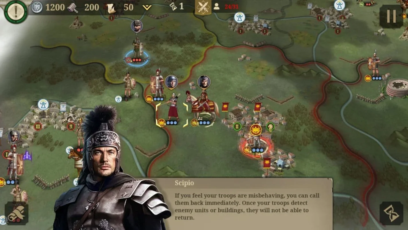 Great Conqueror for Android: Lead Legions to Victory