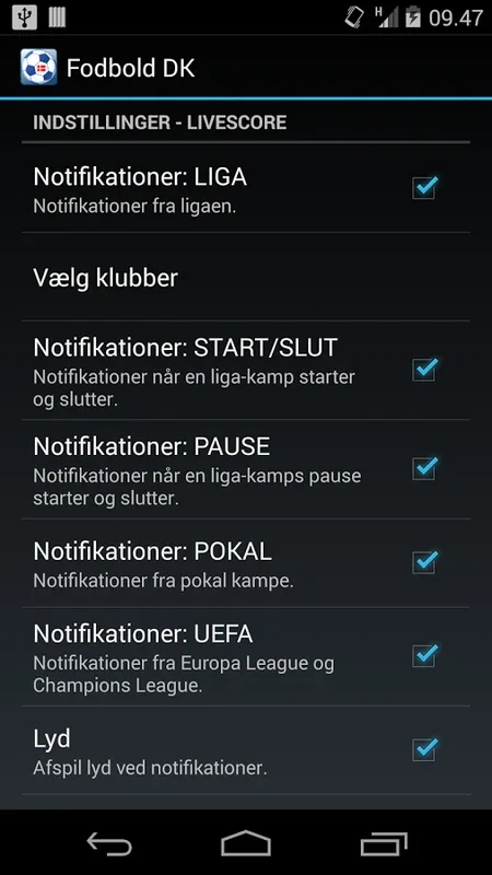 Fodbold DK for Android - Stay Updated with Danish Football