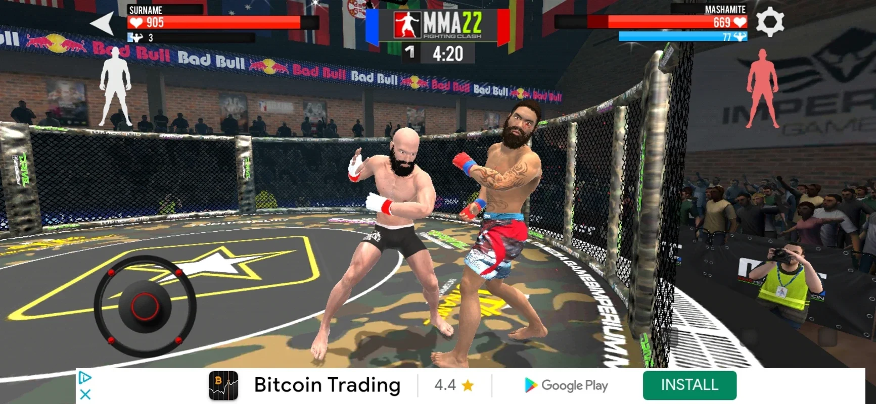 MMA - Fighting Clash 23 on Android: Immersive MMA Fights