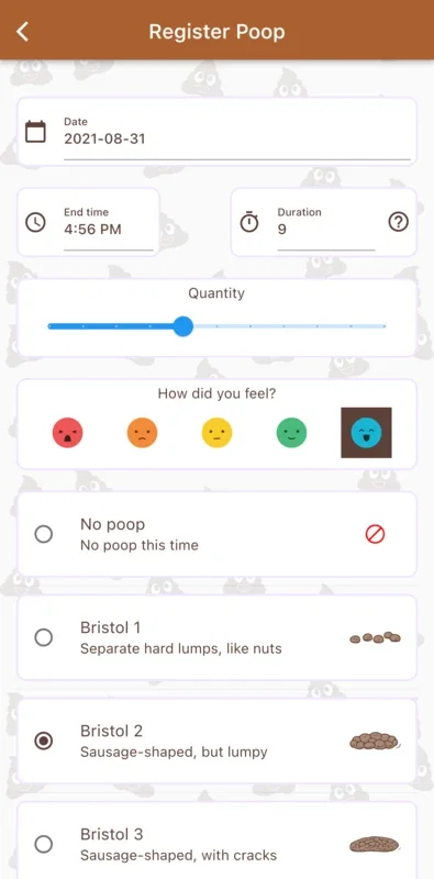 Happy Poop for Android - Monitor Your Bowel Health