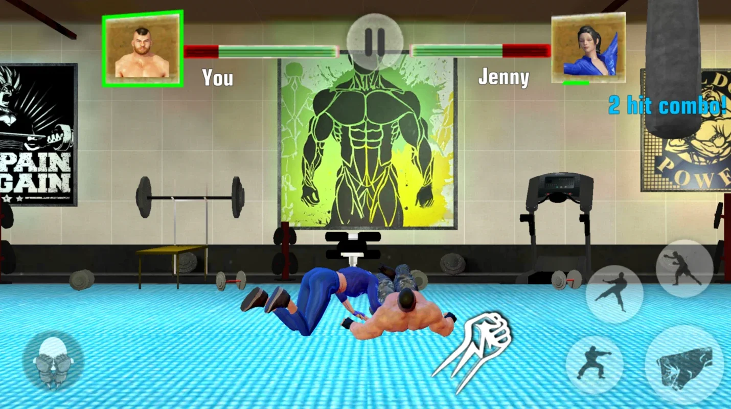 Bodybuilder Fighting Club for Android - Immersive 3D Fights