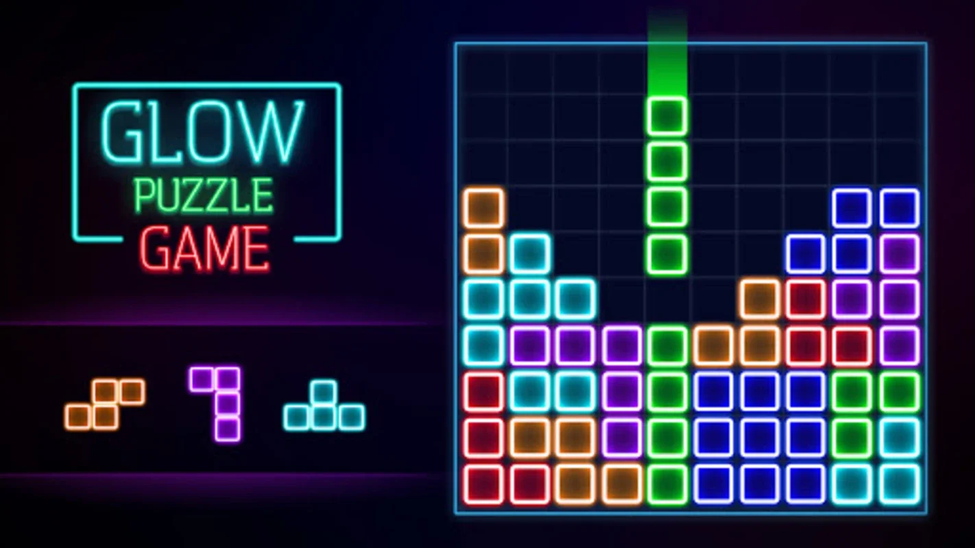 Glow Block Puzzle for Android - No Cost, Offline Puzzle Fun