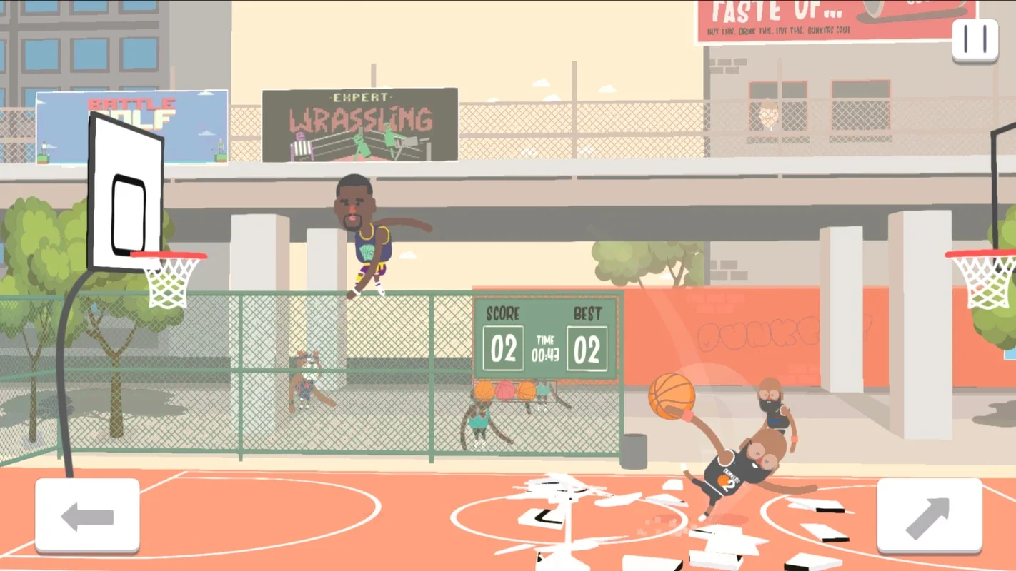 Dunkers 2 for Android - Slam Dunk Fun