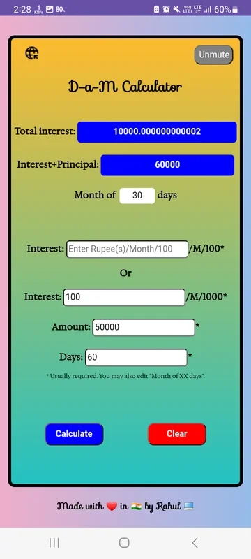 D-a-M Calculator for Android: Efficient Calculation Tool