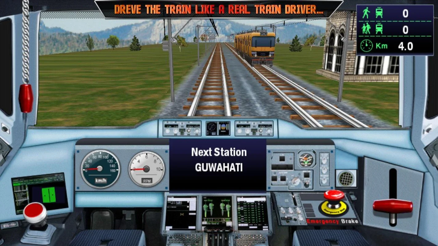 Train Driving Simutation for Android - Realistic Driving Experience