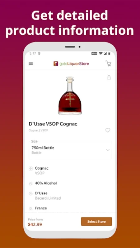 GotoLiquorStore for Android - Easy Alcohol Shopping