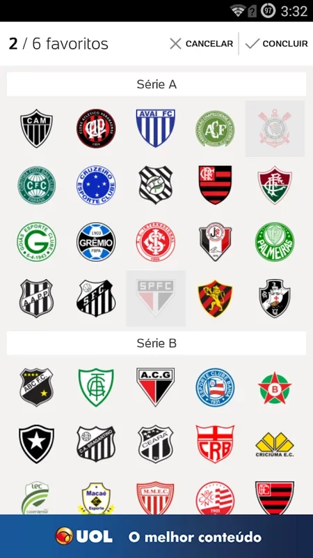 Placar UOL for Android - Comprehensive Football Updates