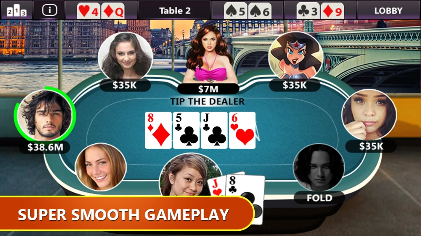 Poker 2 for Android: Engaging Poker Experience