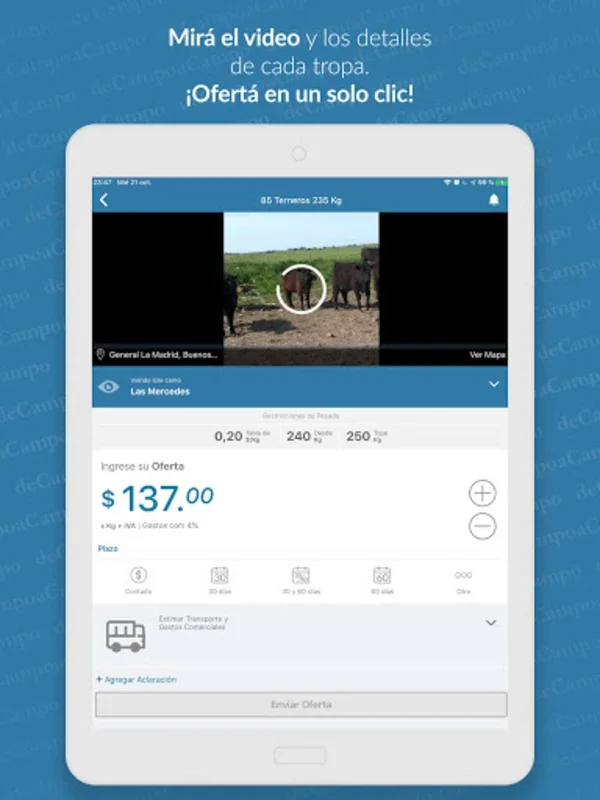 de Campo a Campo for Android: Streamline Cattle Trading