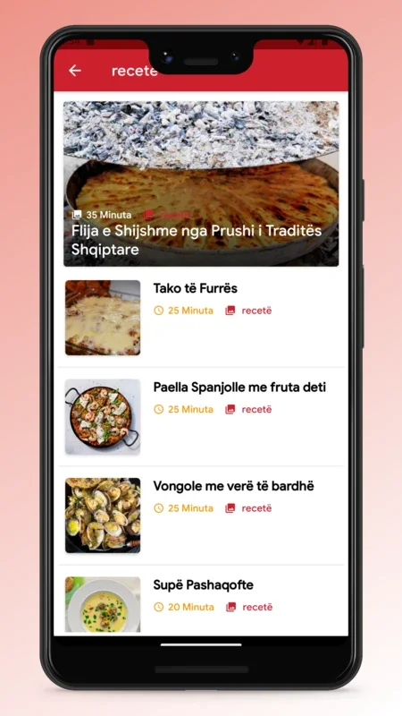 Albanian Food Recipes App for Android - Culinary Delight