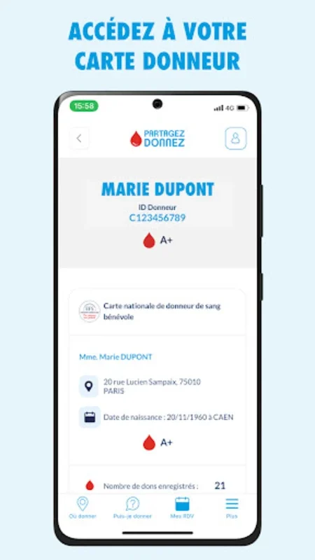 Don de sang for Android - Streamline Blood Donation with AppHuts