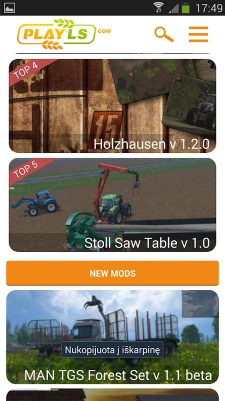 Farming simulator 15 mods for Android - Enhance Farming Simulator 17