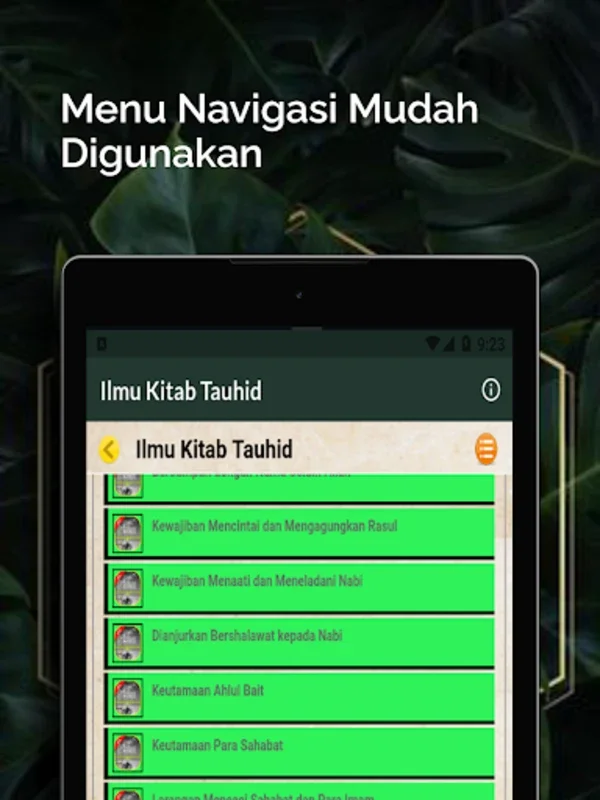 Ilmu Kitab Tauhid Lengkap Baru for Android - A Spiritual Learning App