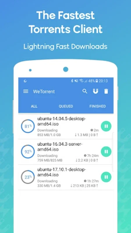 WeTorrent - Torrent Downloader for Android: Fast & Efficient