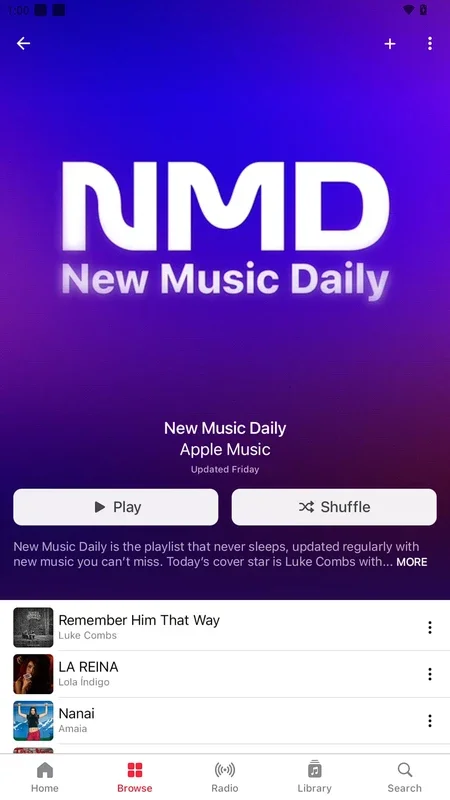 Apple Music for Android - Vast Music Library