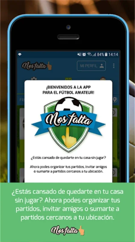 Nos Falta 1 for Android - Streamline Football Organization