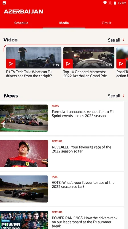 Official F1 ® App for Android: Your All - in - One F1 Companion