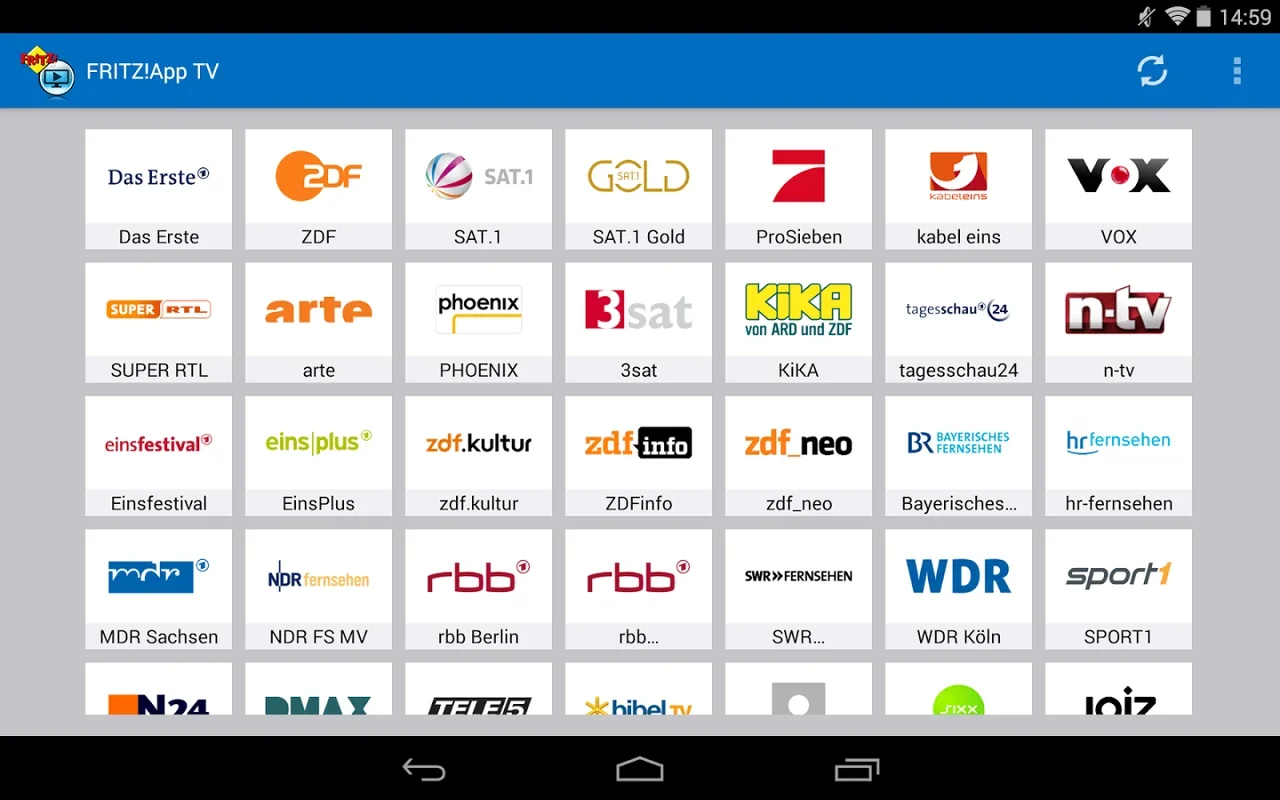 FRITZ!App TV for Android: Stream Cable TV on Your Mobile