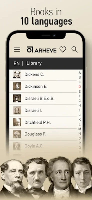 ARHEVE: Books Library for Android - No Download Needed