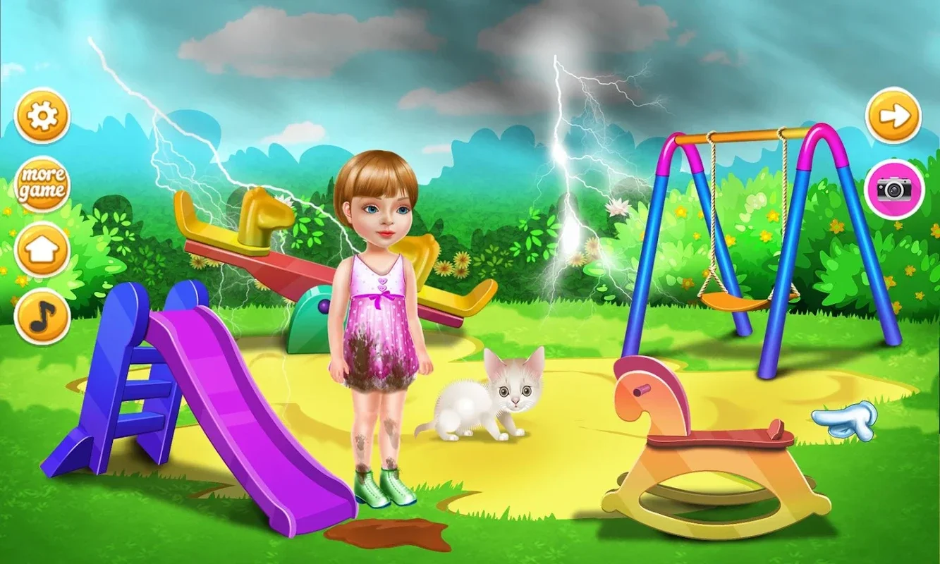 Baby Girls Laundry for Android - Engaging Outdoor Play