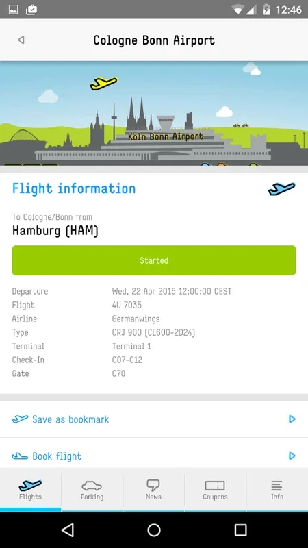 Cologne Bonn Airport for Android - Real-Time Updates & More