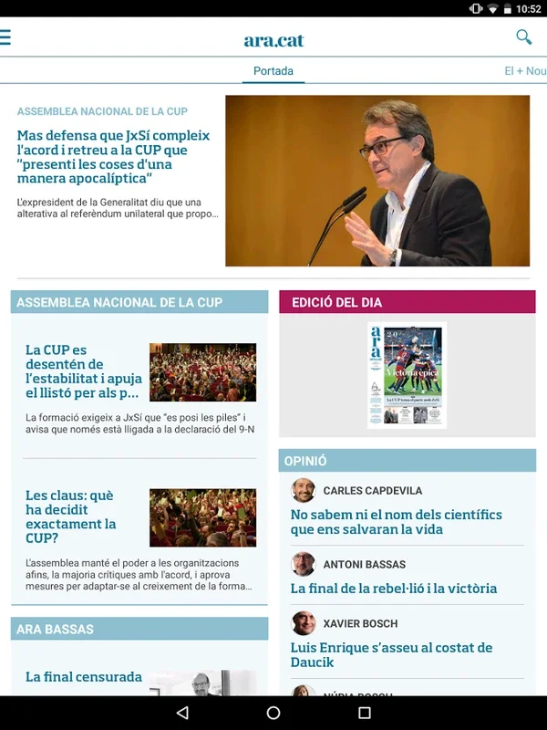 ARA.CAT for Android: The Catalan Publication Hub