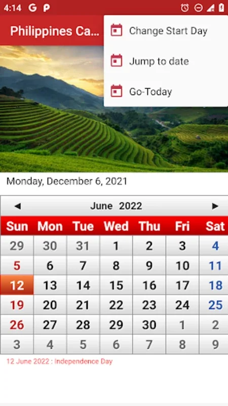 Philippines Calendar 2022 for Android: Manage Your Schedule Effectively