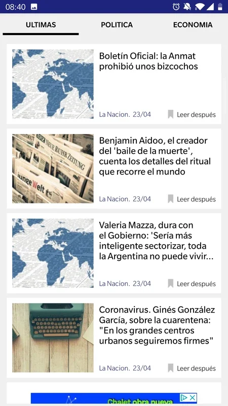 Noticias for Android - Stay Informed with the Latest News