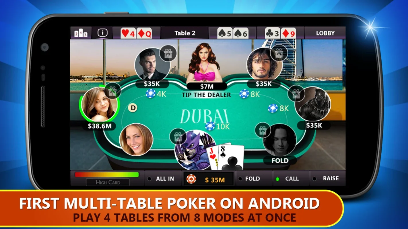 Poker 2 for Android: Engaging Poker Experience