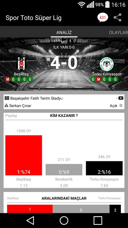 GollerCepte 1903 for Android: The Best Turkish Soccer App