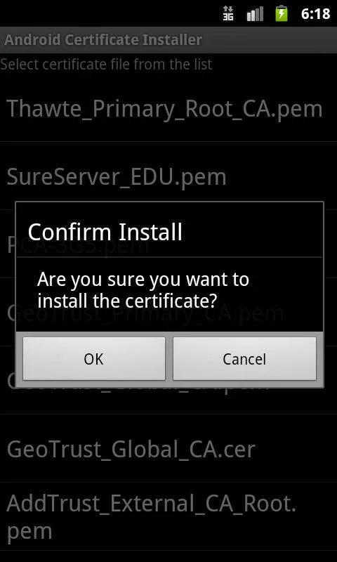 Android Certificate Installer for Android - Simplify Rooting