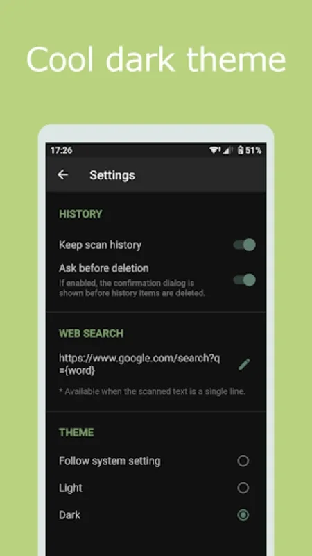 Green QR for Android - Secure QR and Barcode Scanner