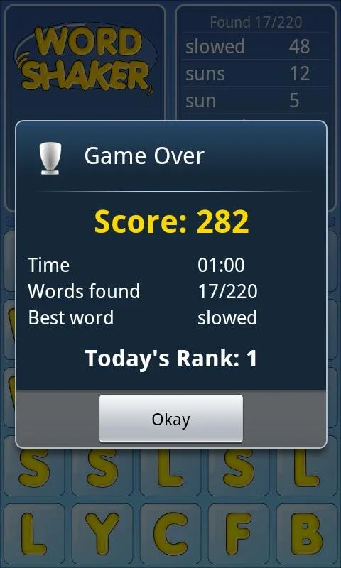 WordShaker for Android - Dynamic Word-Search Game