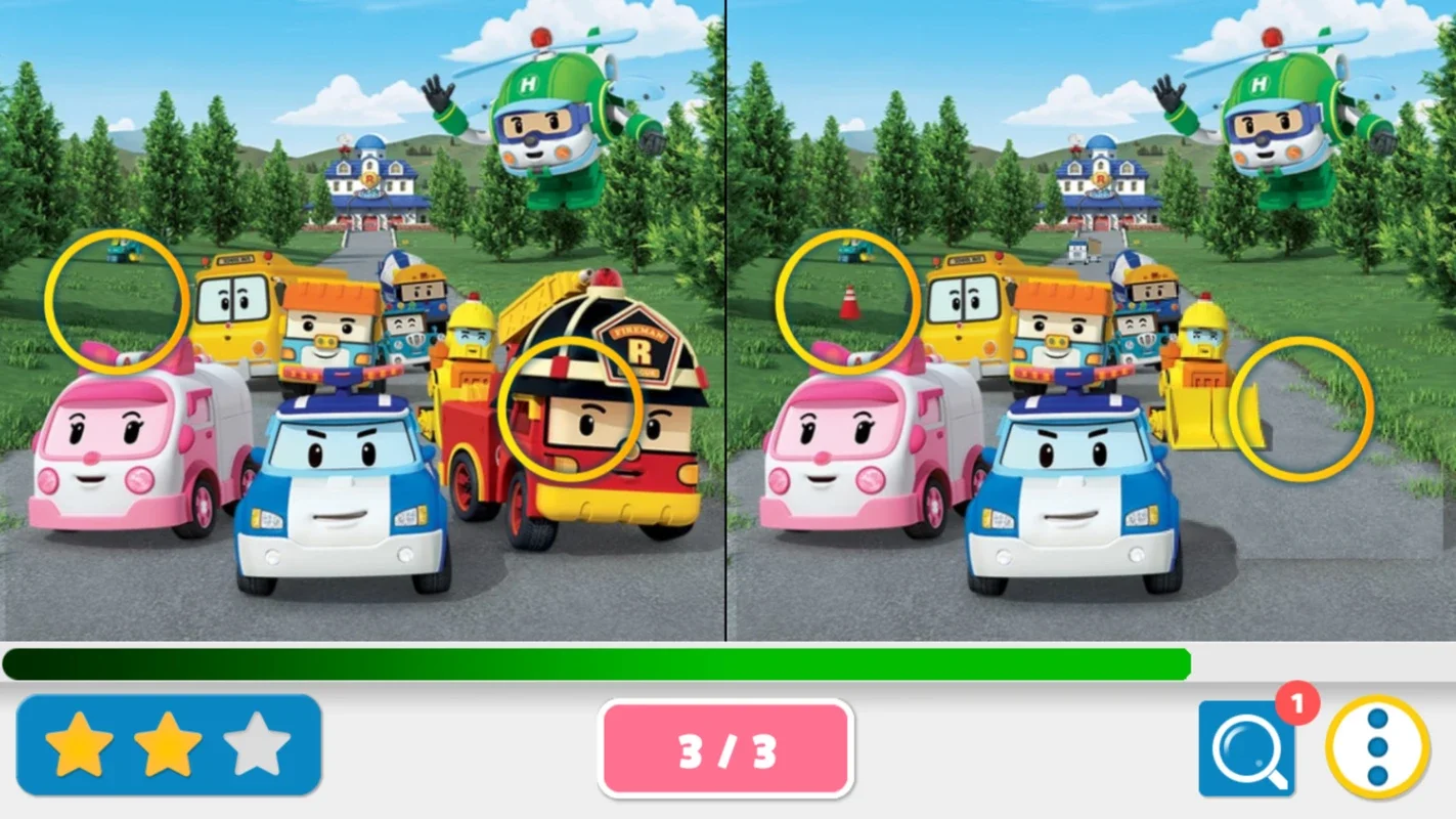 Robocar Poli: Find The Difference for Android - Engaging Puzzle Game