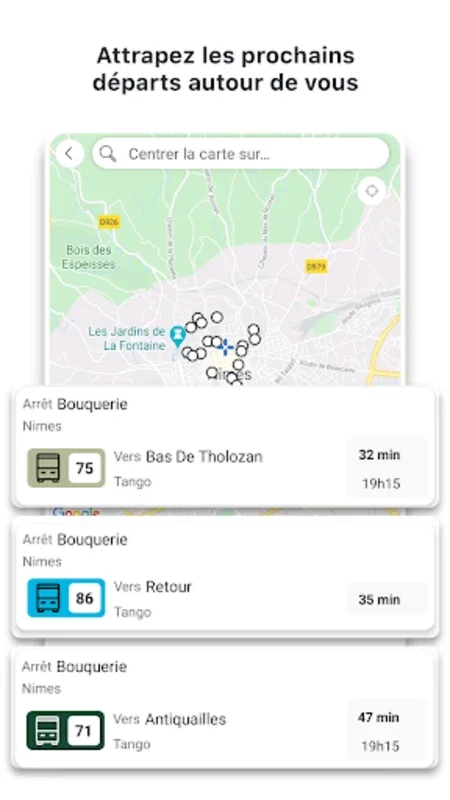 Tango for Android - Navigate Bus Travel Easily