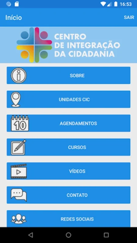 CIC - Centro de Integração da for Android: Streamlined Public Service Scheduling