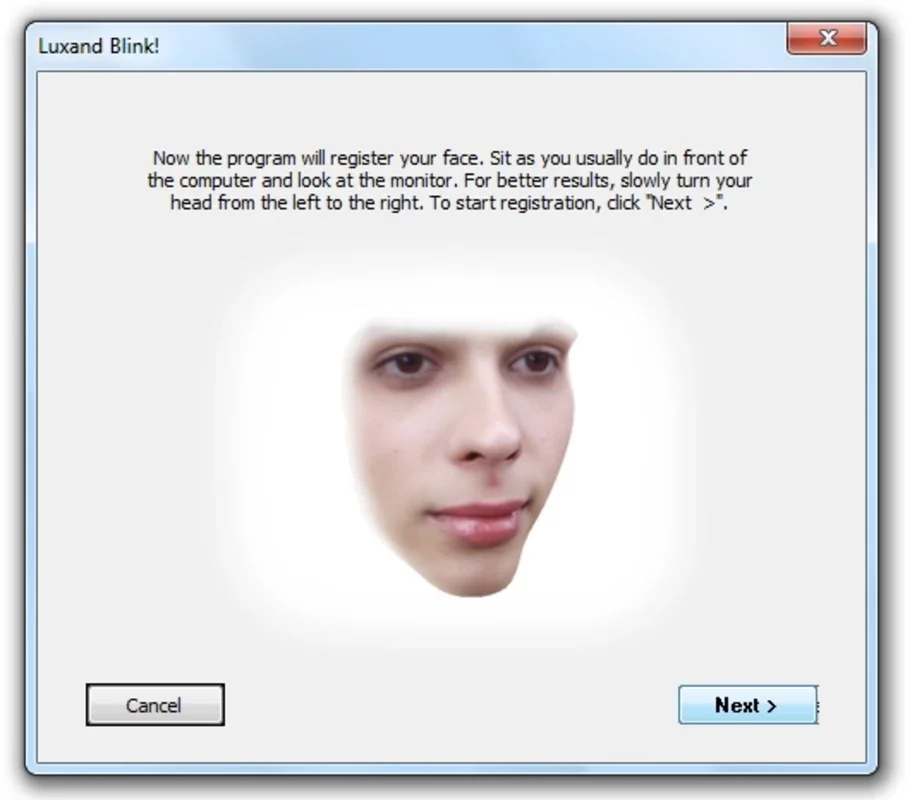 Luxand Blink! for Windows - Face - Powered Session Start