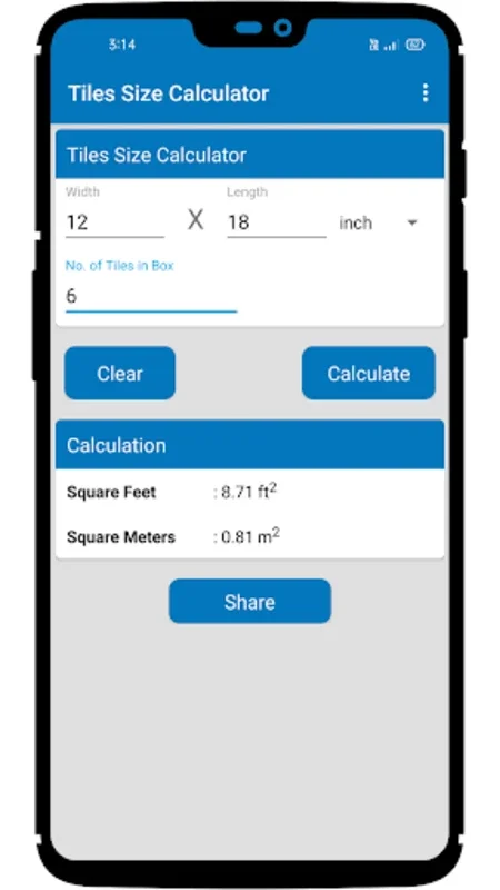 Tiles Work Per Box Calculation for Android - Precise Installation Planning