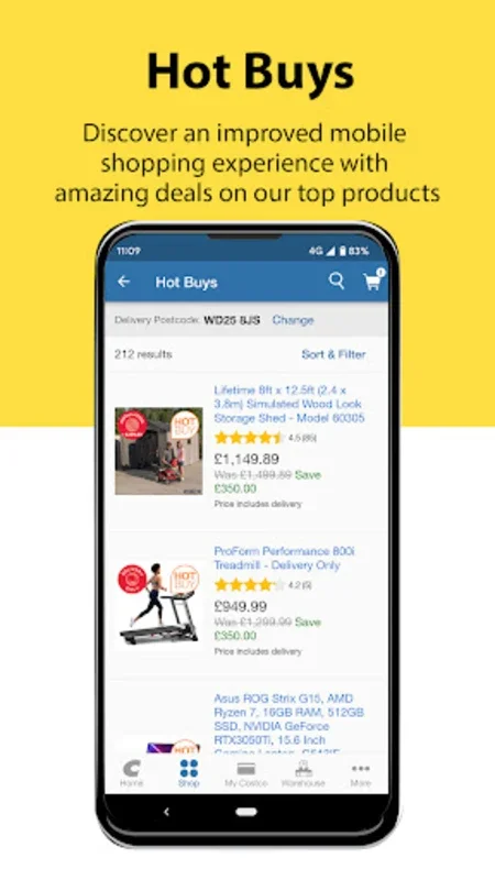 Costco Wholesale UK for Android - Streamlined Shopping & Membership