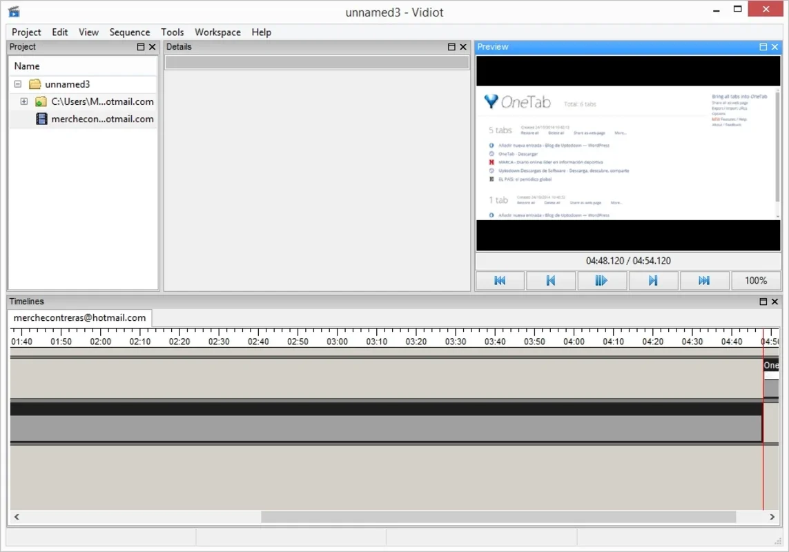 Vidiot: Easy Video Montage Creation for Windows