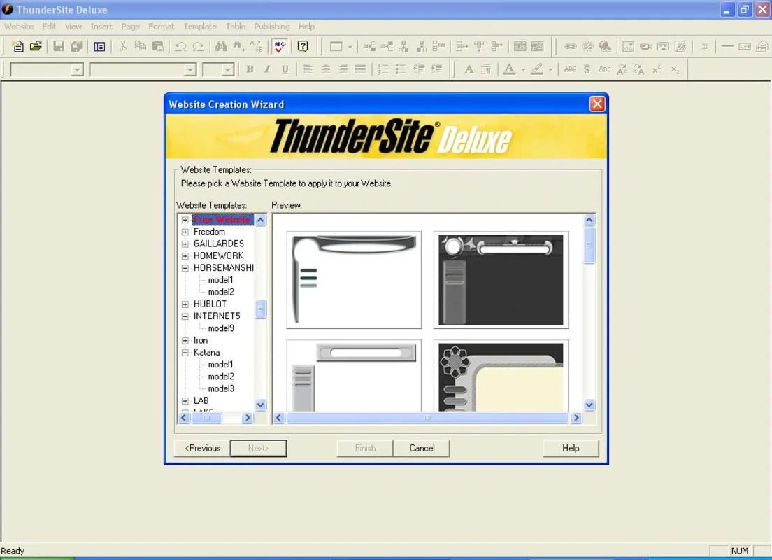 ThunderSite Web Editor for Windows - Simplify Web Design